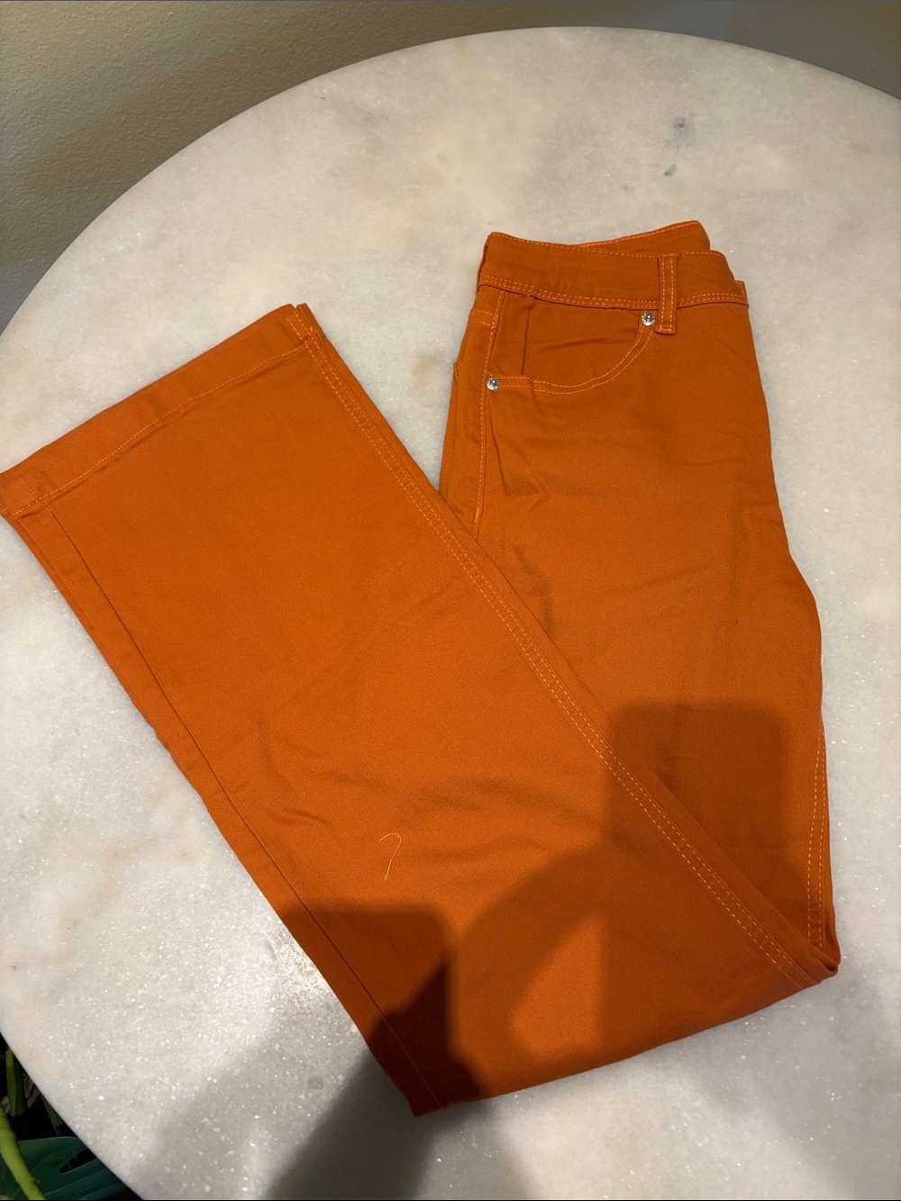 Rust Orange Slim Jeans